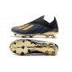 Botas de fútbol Adidas X 19+ FG Negro Azul Oro