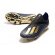 Botas de fútbol Adidas X 19+ FG Negro Azul Oro