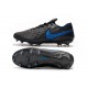 Tacón de Fútbol Nike Tiempo Legend VIII Elite FG Negro Azul