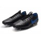 Tacón de Fútbol Nike Tiempo Legend VIII Elite FG Negro Azul