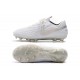 Tacón de Fútbol Nike Tiempo Legend VIII Elite FG Blanco Plationo Gris