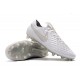 Tacón de Fútbol Nike Tiempo Legend VIII Elite FG Blanco Plationo Gris