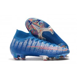 Zapatillas Nike Mercurial Superfly VII Elite FG Azul Rojo