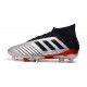 Botas de Futbol adidas Predator 19.1 FG Hombre Metal Negro