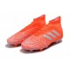 Botas de Futbol adidas Predator 19.1 FG Hombre Naranja Blanco