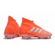 Botas de Futbol adidas Predator 19.1 FG Hombre Naranja Blanco