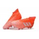 Botas de Futbol adidas Predator 19.1 FG Hombre Naranja Blanco