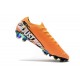 Tacos de Futbol Nike Mercurial Vapor 13 Elite FG Naranja Blanco