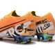 Tacos de Futbol Nike Mercurial Vapor 13 Elite FG Naranja Blanco