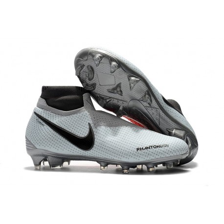 Botas de fútbol Nike PHANTOM VSN ELITE DF FG Gris Rojo