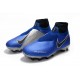 Botas de fútbol Nike PHANTOM VSN ELITE DF FG Azul Plata