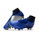 Botas de fútbol Nike PHANTOM VSN ELITE DF FG Azul Plata