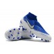 Zapatillas Nike Phantom Vsn Elite Df Fg Hombre Azul Plata