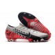 Tacos de Futbol Nike Mercurial Vapor 13 Elite FG NJR Platino Negro Rojo