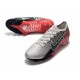 Tacos de Futbol Nike Mercurial Vapor 13 Elite FG NJR Platino Negro Rojo