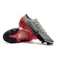 Tacos de Futbol Nike Mercurial Vapor 13 Elite FG NJR Platino Negro Rojo