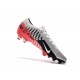 Tacos de Futbol Nike Mercurial Vapor 13 Elite FG NJR Platino Negro Rojo