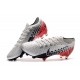 Tacos de Futbol Nike Mercurial Vapor 13 Elite FG NJR Platino Negro Rojo