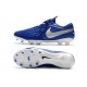 Tacón de Fútbol Nike Tiempo Legend VIII Elite FG Azul Blanco