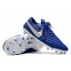 Tacón de Fútbol Nike Tiempo Legend VIII Elite FG Azul Blanco