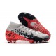 Zapatillas Nike Mercurial Superfly VII Elite FG NJR Cromado Negro Rojo Platino