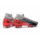 Zapatillas Nike Mercurial Superfly VII Elite FG NJR Cromado Negro Rojo Platino