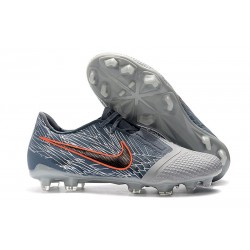 Zapatos de Futbol Nike Phantom Venom Elite FG Gris Lobo Negro Azul