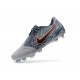 Zapatos de Futbol Nike Phantom Venom Elite FG Gris Lobo Negro Azul