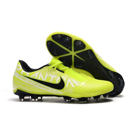 Nike Phantom Venom Elite FG Amarillo Fluorescente Blanco Obsidiana