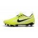 Nike Phantom Venom Elite FG Amarillo Fluorescente Blanco Obsidiana