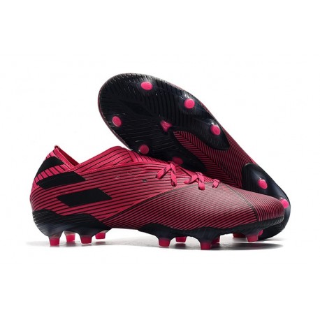 Botas de Futbol adidas Nemeziz 19.1 FG - Rosa Negro