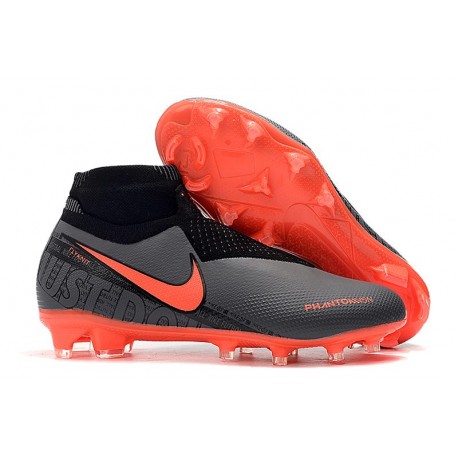 Zapatillas Nike Phantom Vsn Elite Df Fg Hombre Negro Rojo