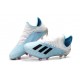 Zapatos de Futbol adidas X 19.1 FG Azul Blanco