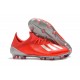 Zapatos de Futbol adidas X 19.1 FG Rojo Plata