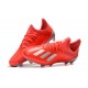 Zapatos de Futbol adidas X 19.1 FG Rojo Plata