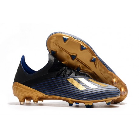 Zapatos de Futbol adidas X 19.1 FG Negro Oro