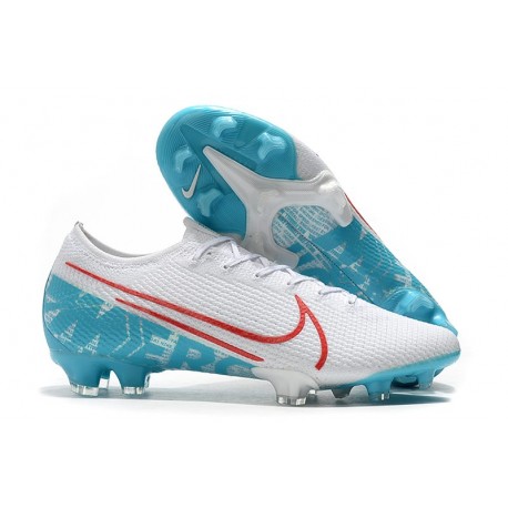 Tacos de Futbol Nike Mercurial Vapor 13 Elite FG Blanco Azul