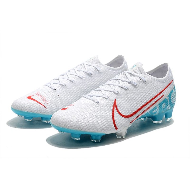 nike mercurial blanco con azul