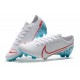 Tacos de Futbol Nike Mercurial Vapor 13 Elite FG Blanco Azul