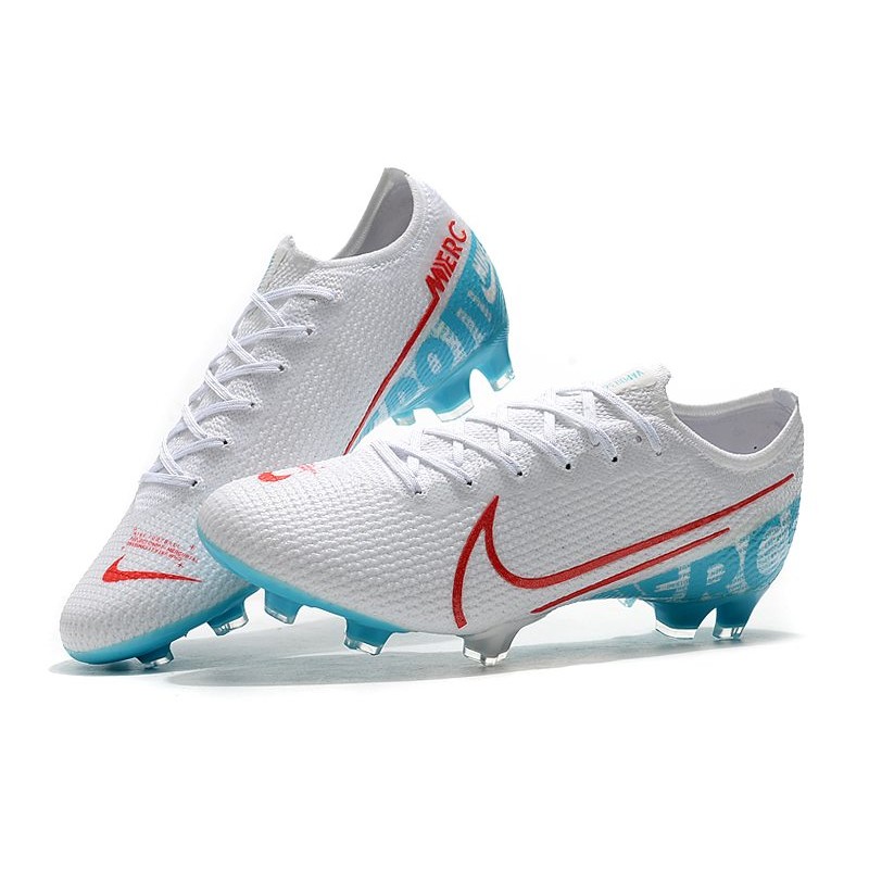 nike mercurial blanco con azul