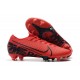 Tacos de Futbol Nike Mercurial Vapor 13 Elite FG Rojo Negro