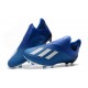 Botas de fútbol Adidas X 19+ FG Azul Blanco