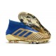 adidas Predator 19+ FG Botas y Zapatillas de Fútbol - Oro Azul