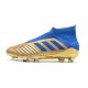 adidas Predator 19+ FG Botas y Zapatillas de Fútbol - Oro Azul