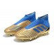 adidas Predator 19+ FG Botas y Zapatillas de Fútbol - Oro Azul