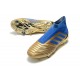 adidas Predator 19+ FG Botas y Zapatillas de Fútbol - Oro Azul