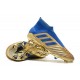 adidas Predator 19+ FG Botas y Zapatillas de Fútbol - Oro Azul