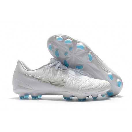 Zapatos de Futbol Nike Phantom Venom Elite FG Blanco Metal