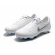 Zapatos de Futbol Nike Phantom Venom Elite FG Blanco Metal