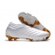 adidas Predator 19+ FG Botas y Zapatillas de Fútbol - Blanco Oro